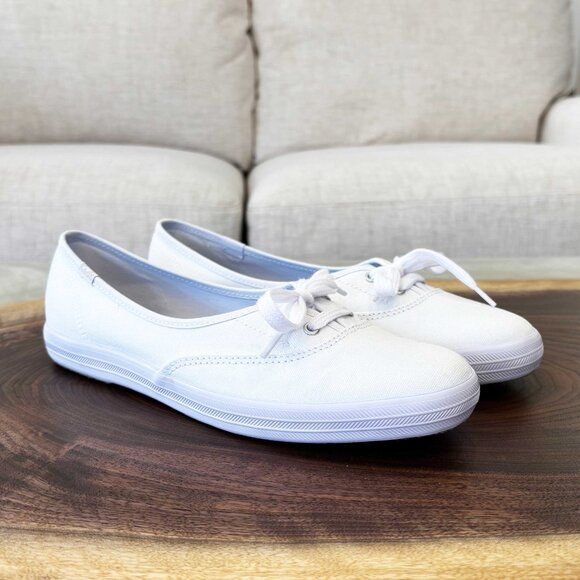 Keds White Mini Slip-On Sneaker size 8.5 - Picture 6 of 14